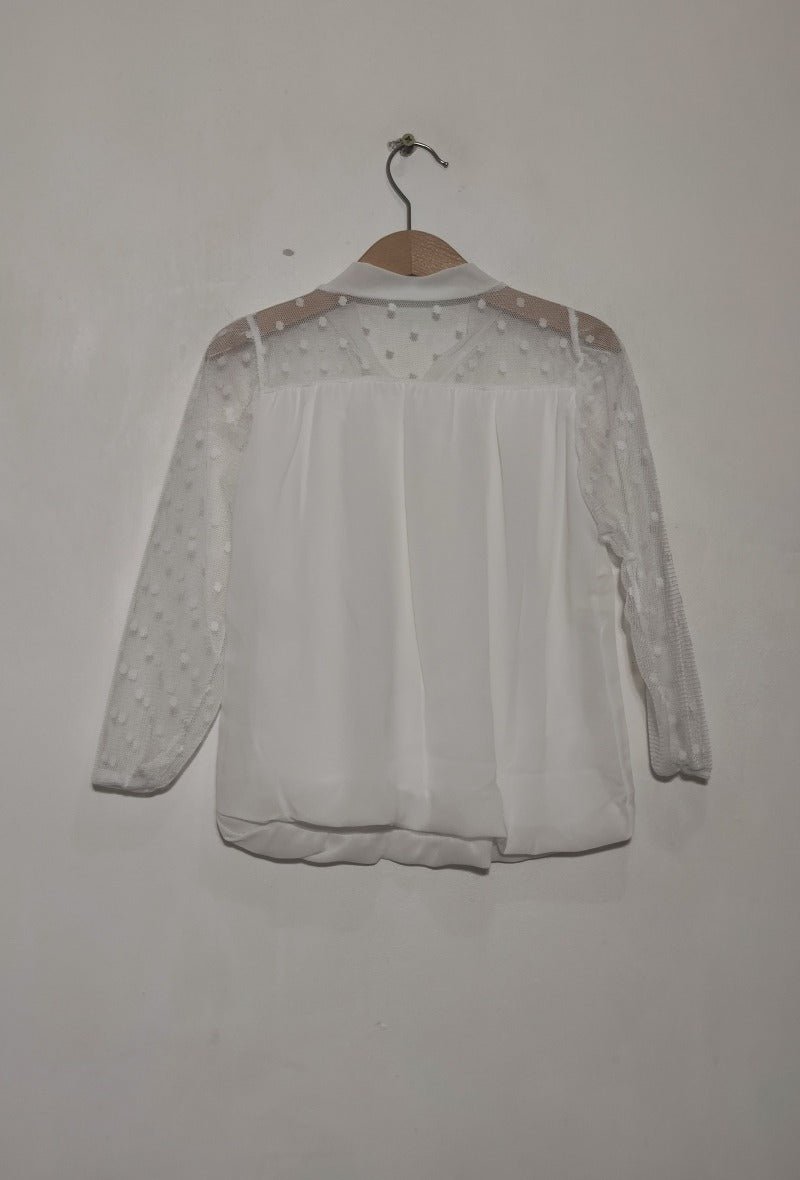 Blouse Wit - Ella StoreKleding