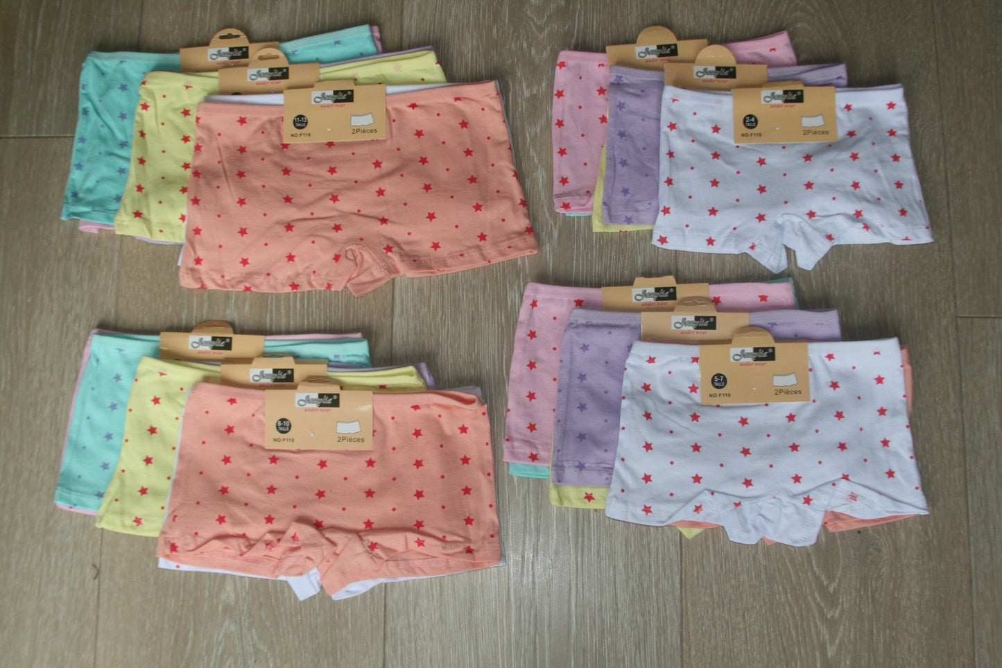 Boxershort meisje - Print (set van 2) - Ella StoreKleding