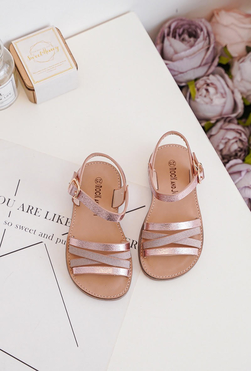 Sandaaltjes Roze Glitter