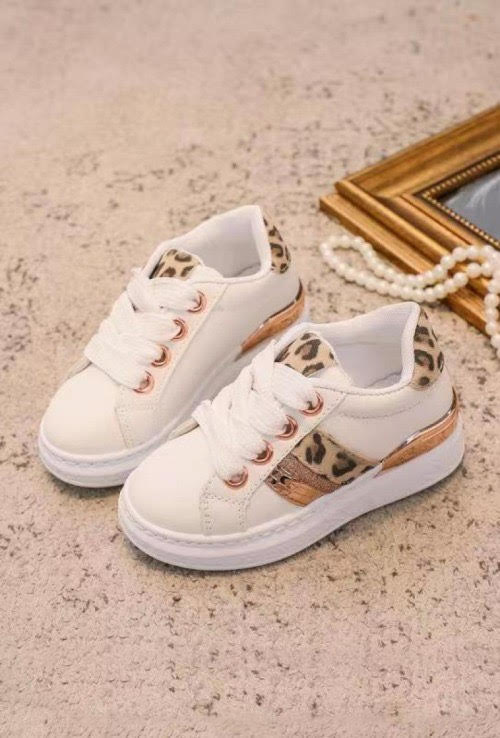 Sneakers White Leopard
